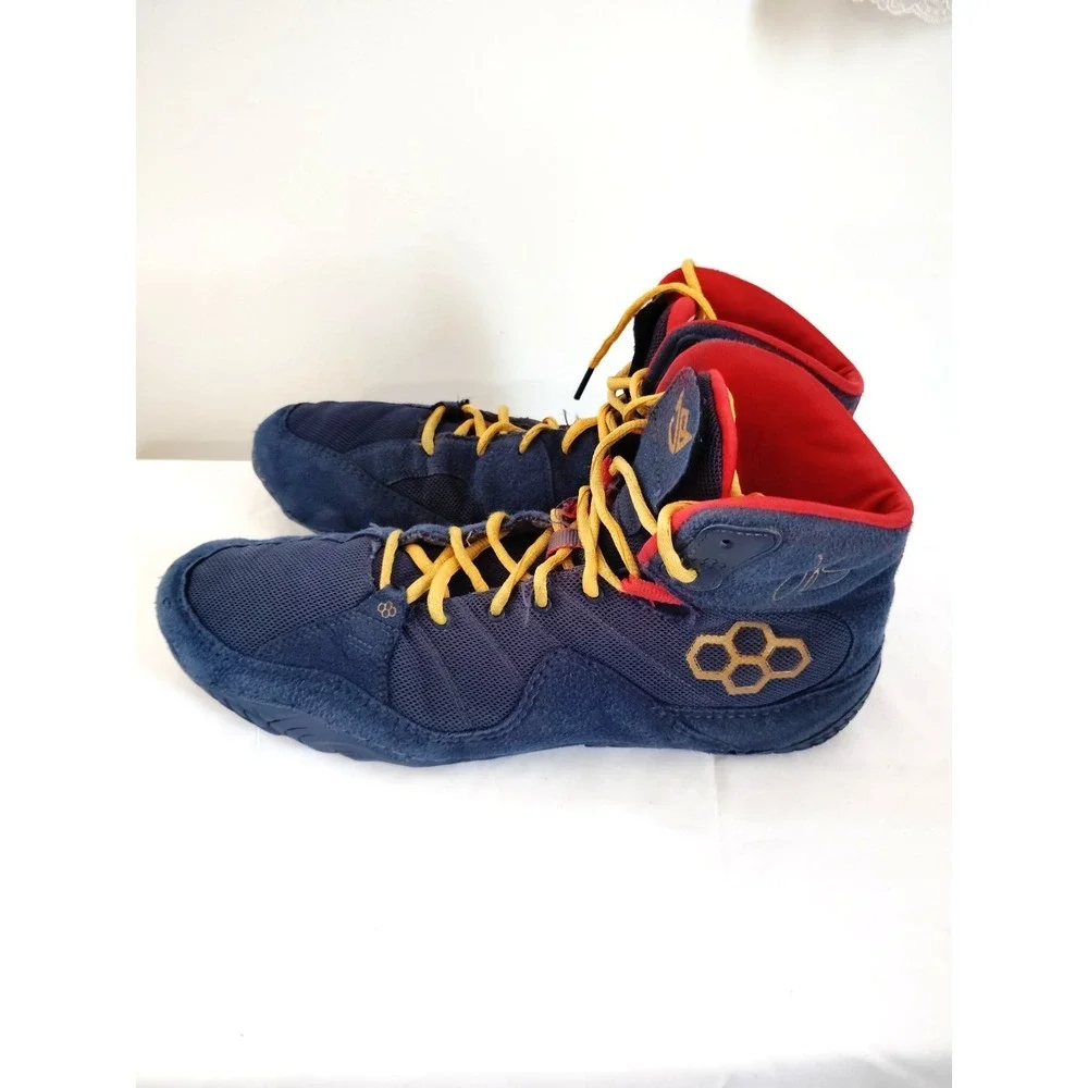 Rudis Jordan Burrough JB1 Wrestling Boxing Combat Sports MMA Navy Shoes Men 13*